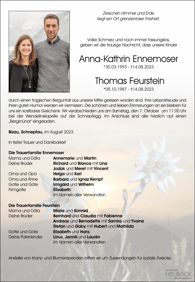 Anna-Kathrin Ennemoser & Thomas Feurstein